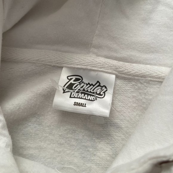 NEW POPULAR DEMAND ZUMIEZ GOLD CROPPED HOODIE SZ S - Picture 5 of 7